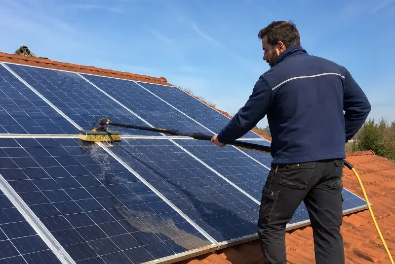 Nettoyage et entretien de panneaux solaires à Urbanya